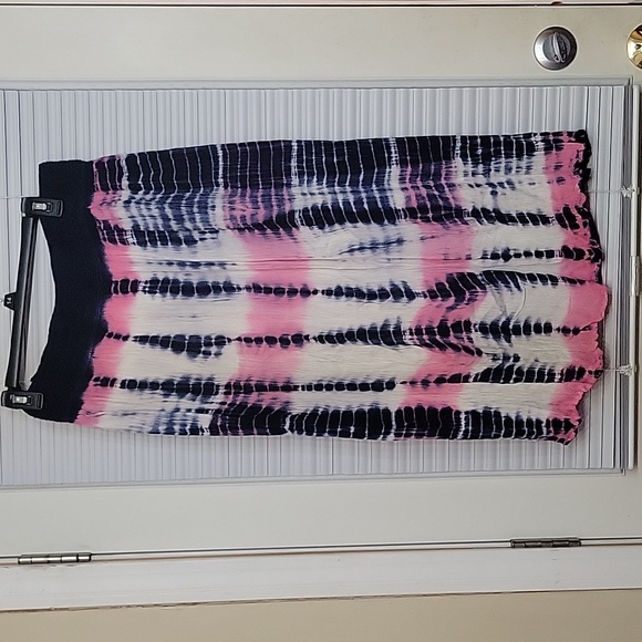 NWT Gypsies Blu gauze skirt L - Picture 3 of 5